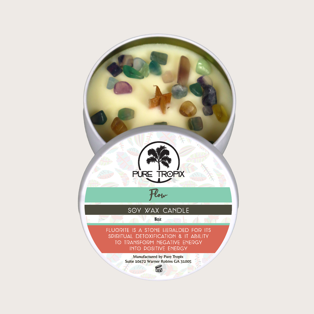 FLOW Crystal Soy Wax Candle