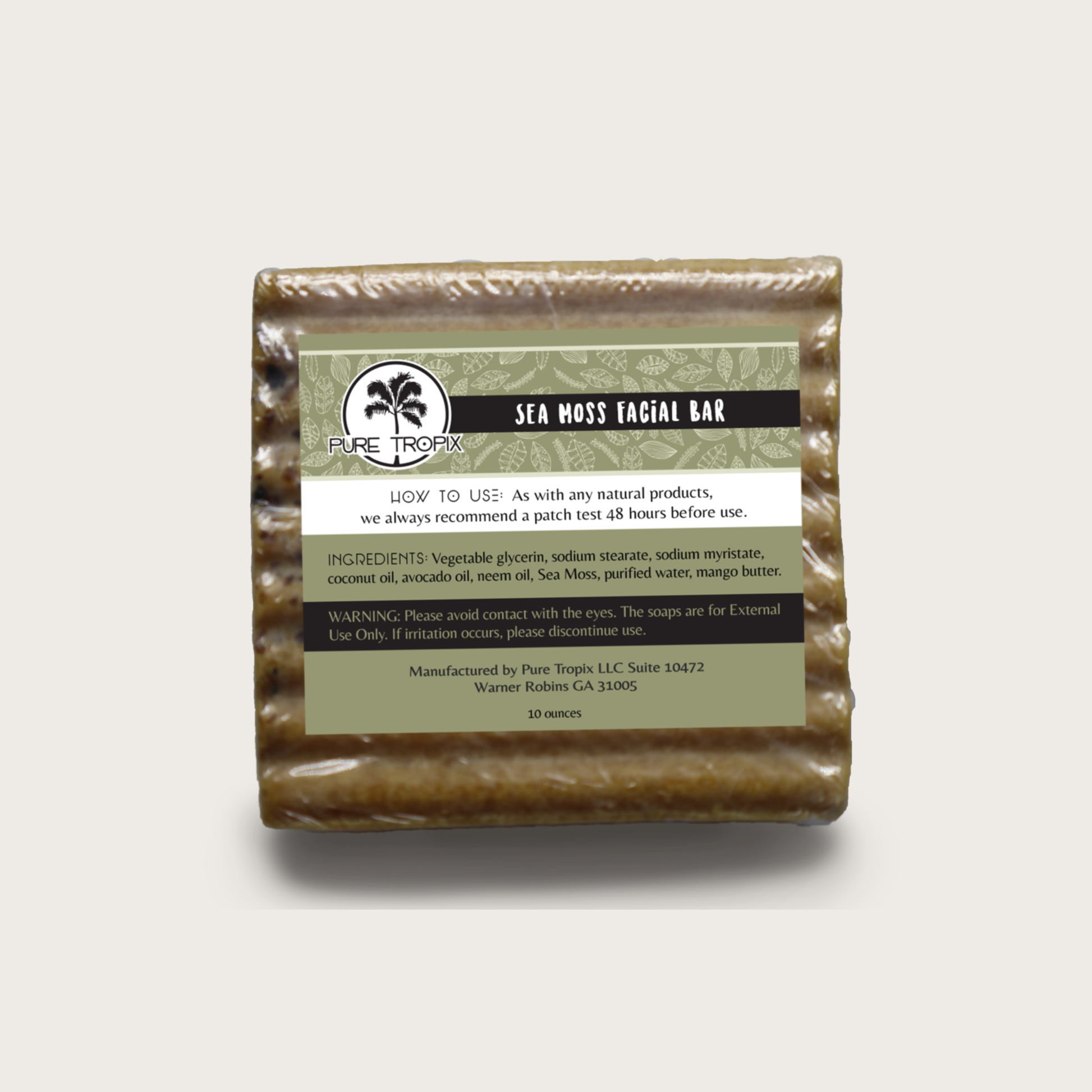 Natural Sea Moss Facial Bar