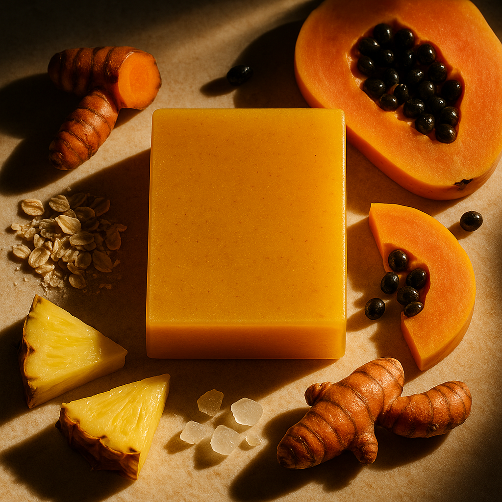 Turmeric & Papaya Brightening Soap