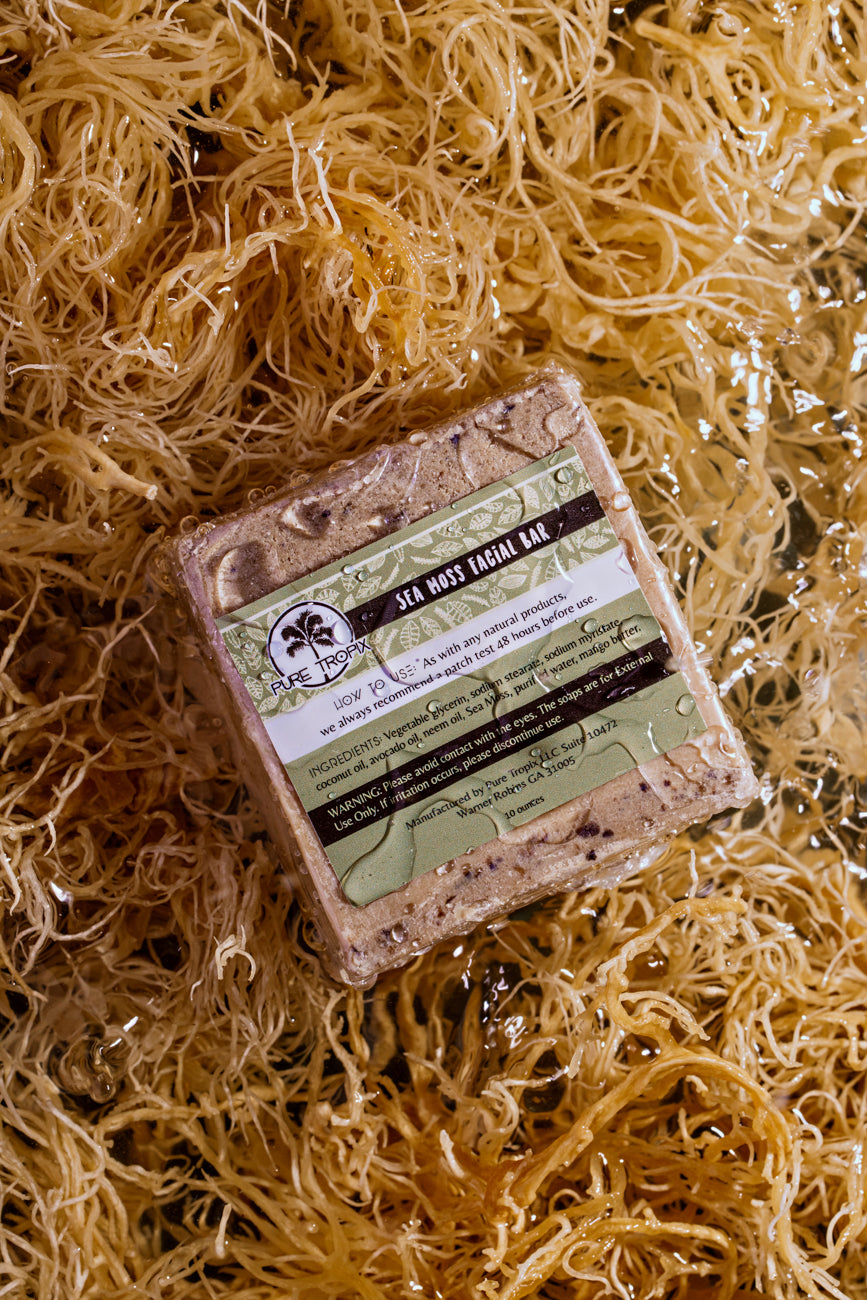 Sea Moss Bar | Sea Moss Facial Bar | Pure Tropix