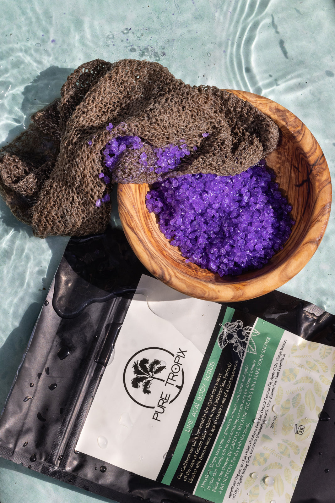 Lime Body Scrub | Acai Body Scrub | Pure Tropix
