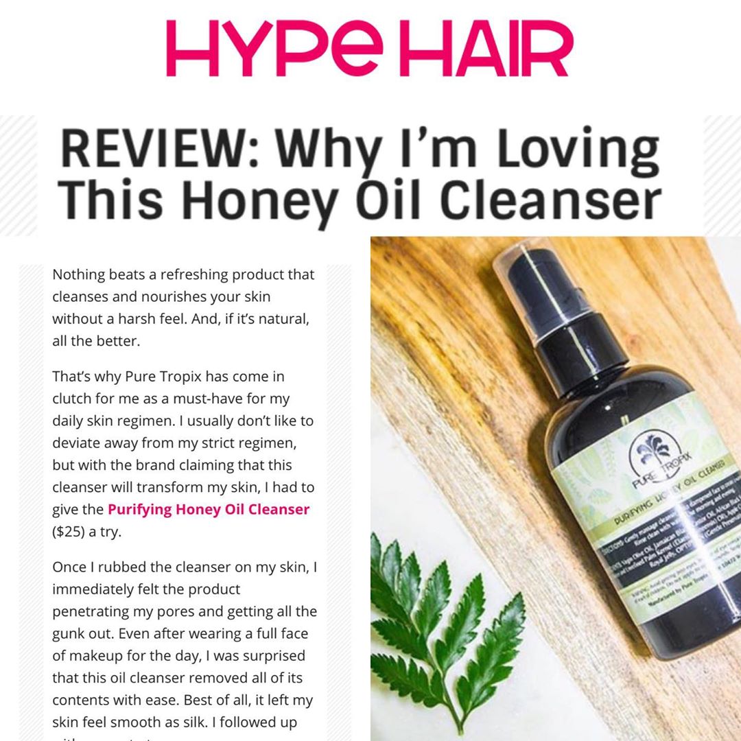Honey Oil Cleanser | Cleansing Honey Oil | Pure Tropix