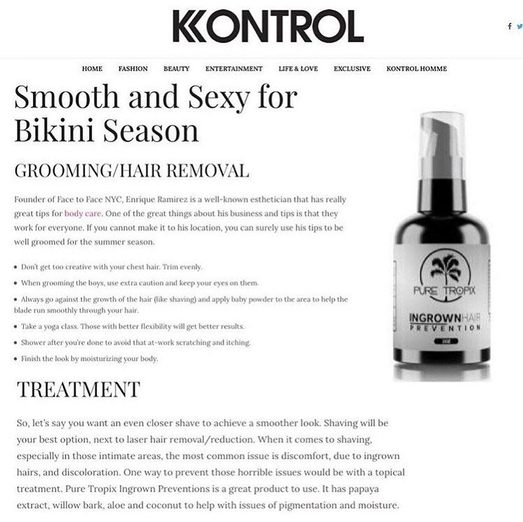 Ingrown Hair Prevention Kit | Ingrown Hair Removal | Pure Tropix